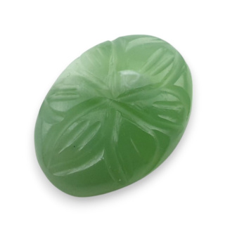 Nephrite carved cabochon 20x15 mm no 92