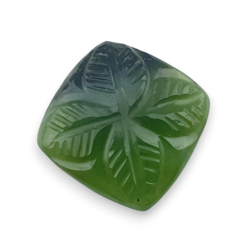 Nephrite carved cabochon 20x20 mm no 37 Nephrite carved cabochon 20x20 mm no 37