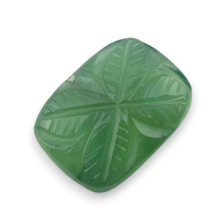 Nephrite carved cabochon 21x16 mm no 14