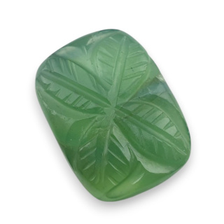 Nephrite carved cabochon 21x16 mm no 14