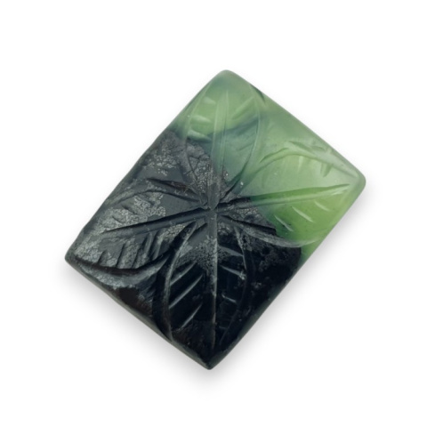 Nephrite carved cabochon 21x16 mm no 84 Nephrite carved cabochon 21x16 mm no 84