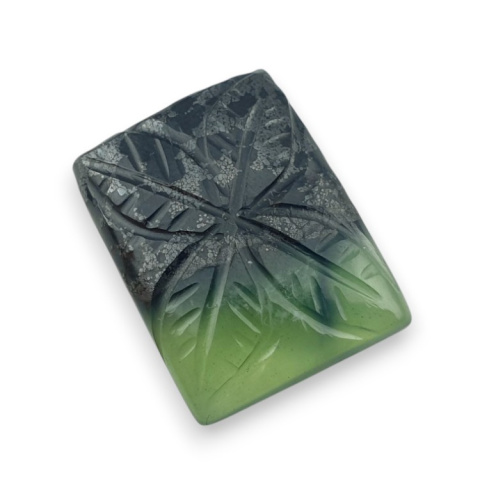 Nephrite carved cabochon 21x16 mm no 84 Nephrite carved cabochon 21x16 mm no 84
