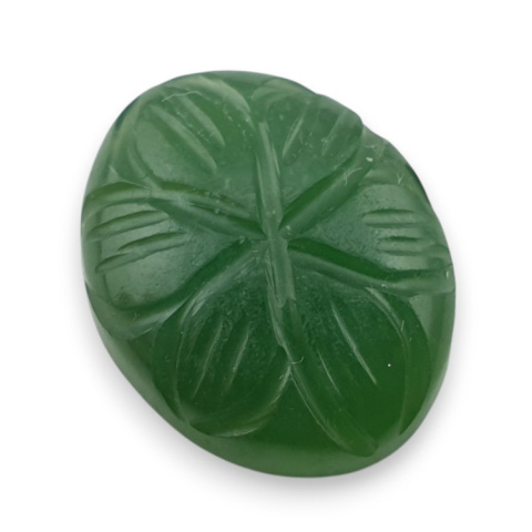 Nephrite carved cabochon 21x17 mm no 85 Nephrite carved cabochon 21x17 mm no 85