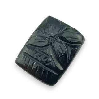 Nephrite carved cabochon 21x17 mm no 9