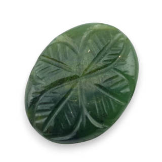 Nephrite carved cabochon 22x17 mm no 95