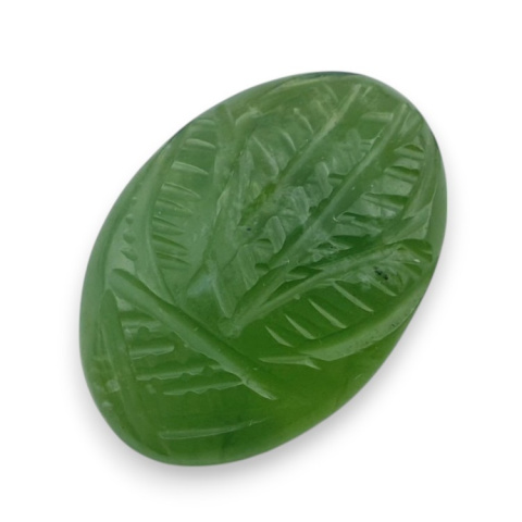 Nephrite carved cabochon 23x16 mm no 70 Nephrite carved cabochon 23x16 mm no 70