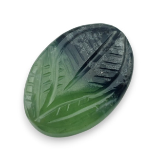 Nephrite carved cabochon 23x17 mm no 40