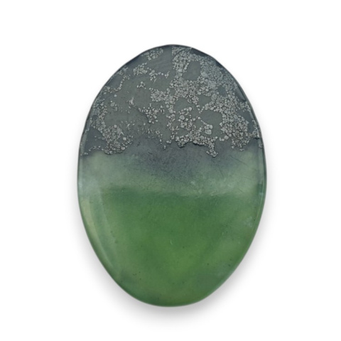 Nephrite carved cabochon 23x17 mm no 40 Nephrite carved cabochon 23x17 mm no 40