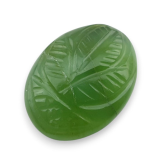 Nephrite carved cabochon 23x17 mm no 94