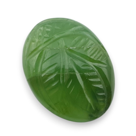 Nephrite carved cabochon 23x17 mm no 94 Nephrite carved cabochon 23x17 mm no 94