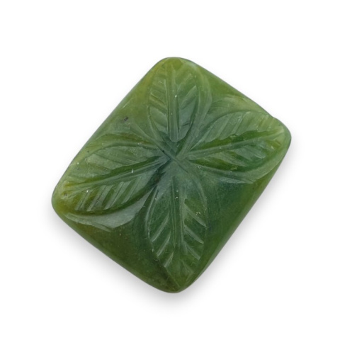 Nephrite carved cabochon 23x19 mm no 54 Nephrite carved cabochon 23x19 mm no 54