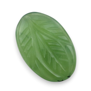 Nephrite carved cabochon 24x16 mm no 16