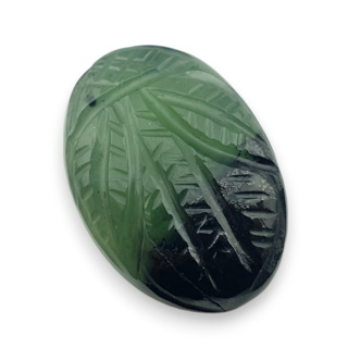 Nephrite carved cabochon 24x17 mm no 58