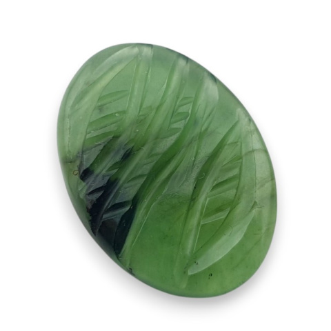 Nephrite carved cabochon 24x17 mm no 93 Nephrite carved cabochon 24x17 mm no 93