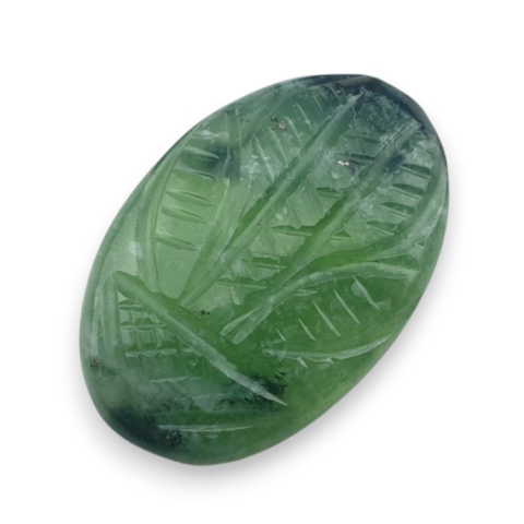 Nephrite carved cabochon 25x17 mm no 60 Nephrite carved cabochon 25x17 mm no 60