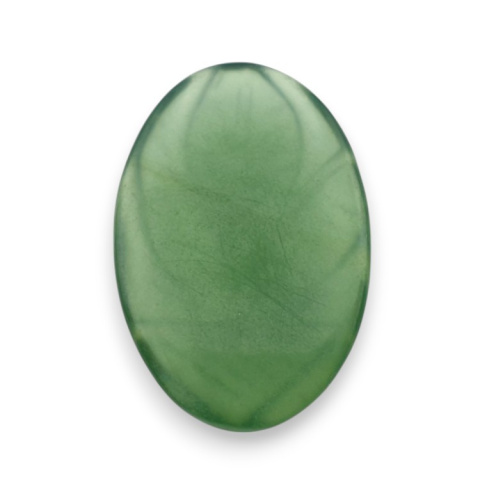 Nephrite carved cabochon 25x17 mm no 75 Nephrite carved cabochon 25x17 mm no 75