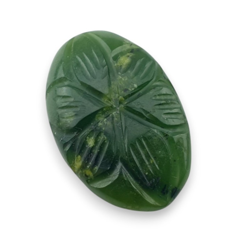 Nephrite carved cabochon 25x17 mm no 91 Nephrite carved cabochon 25x17 mm no 91