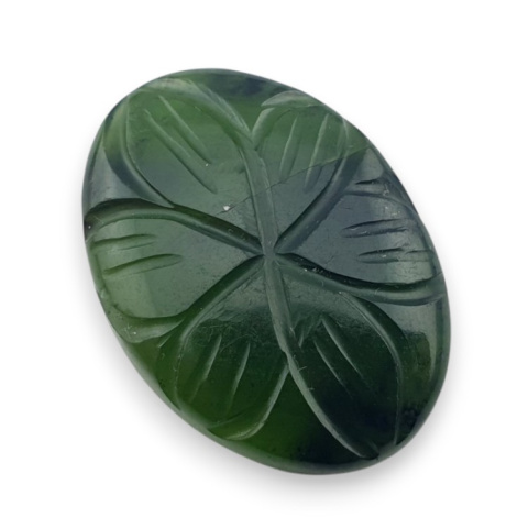 Nephrite carved cabochon 25x18 mm no 97 Nephrite carved cabochon 25x18 mm no 97