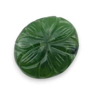 Nephrite carved cabochon 25x21 mm no 8