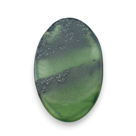 Nephrite carved cabochon 27x17 mm no 57 Nephrite carved cabochon 27x17 mm no 57