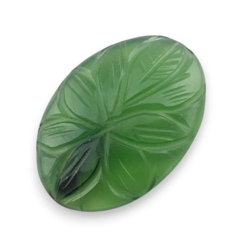 Nephrite carved cabochon 28x19 mm no 87 Nephrite carved cabochon 28x19 mm no 87