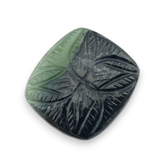 Nephrite carved cabochon 28x26 mm no 45
