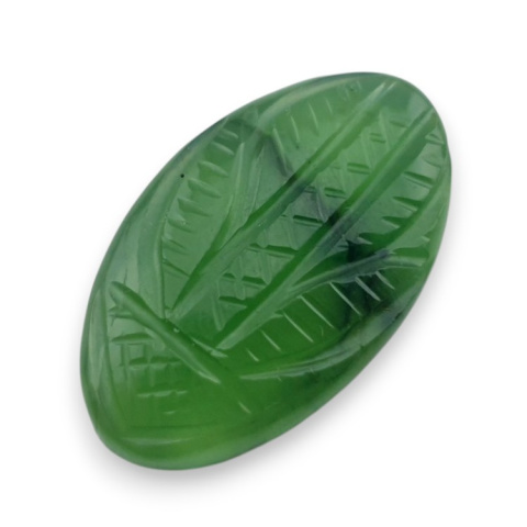 Nephrite carved cabochon 29x17 mm no 27 Nephrite carved cabochon 29x17 mm no 27