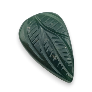 Nephrite carved cabochon 29x18 mm no 4