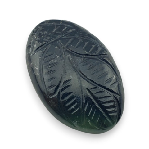 Nephrite carved cabochon 30x19 mm no 62 Nephrite carved cabochon 30x19 mm no 62