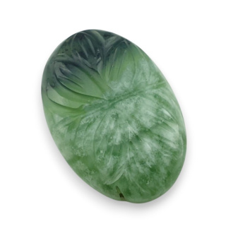 Nephrite carved cabochon 30x21 mm no 77