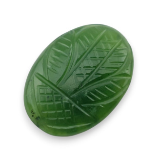 Nephrite carved cabochon 30x22 mm no 78