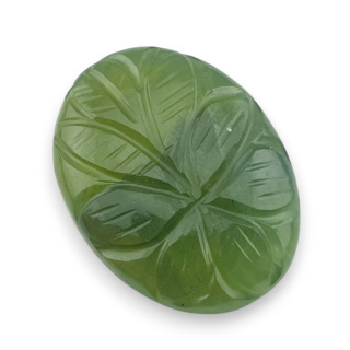 Nephrite carved cabochon 30x23 mm no 81