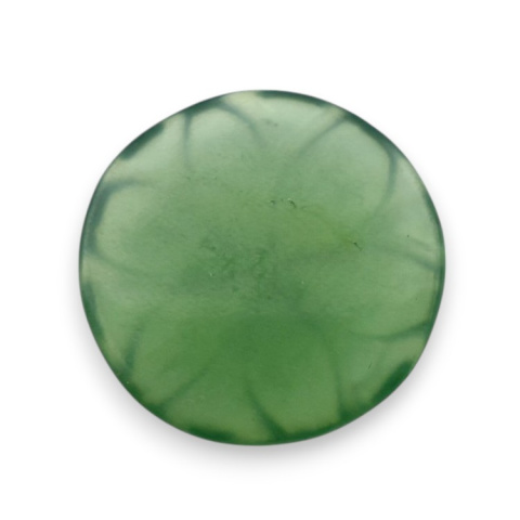 Nephrite carved cabochon fi 19 mm no 96 Nephrite carved cabochon fi 19 mm no 96