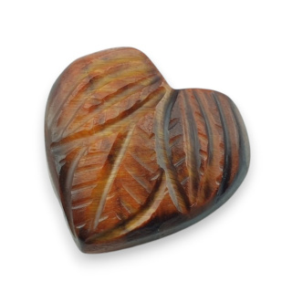 Red tiger's eye carved cabochon 21x20 mm no 34