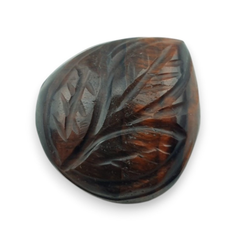 Red tiger's eye carved cabochon 22x20 mm no 59 Red tiger's eye carved cabochon 22x20 mm no 59