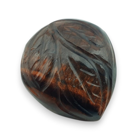 Red tiger's eye carved cabochon 22x20 mm no 59 Red tiger's eye carved cabochon 22x20 mm no 59