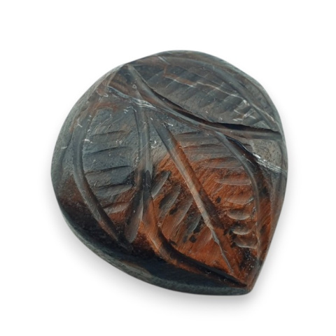 Red tiger's eye carved cabochon 22x21 mm no 60 Red tiger's eye carved cabochon 22x21 mm no 60