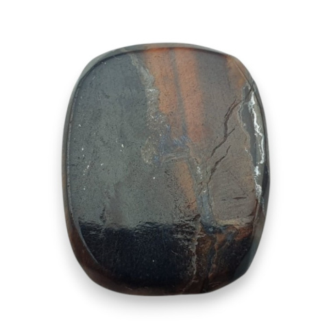 Red tiger's eye carved cabochon 23x19 mm no 37