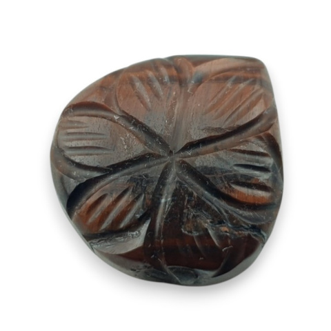 Red tiger's eye carved cabochon 23x21 mm no 18 Red tiger's eye carved cabochon 23x21 mm no 18