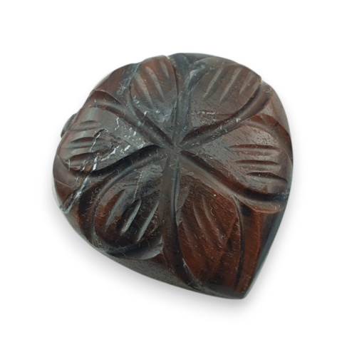 Red tiger's eye carved cabochon 23x21 mm no 18 Red tiger's eye carved cabochon 23x21 mm no 18