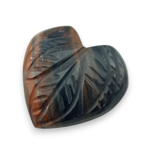 Red tiger's eye carved cabochon 25x24 mm no 43 Red tiger's eye carved cabochon 25x24 mm no 43