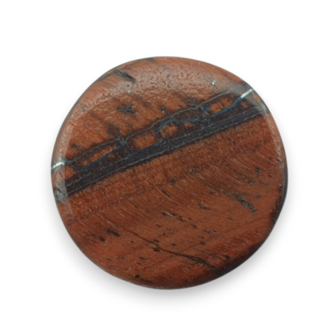 Red tiger's eye carved cabochon fi 19 mm no 65 Red tiger's eye carved cabochon fi 19 mm no 65