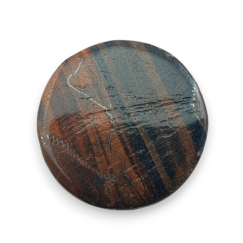 Red tiger's eye carved cabochon fi 22 mm no 5 Red tiger's eye carved cabochon fi 22 mm no 5
