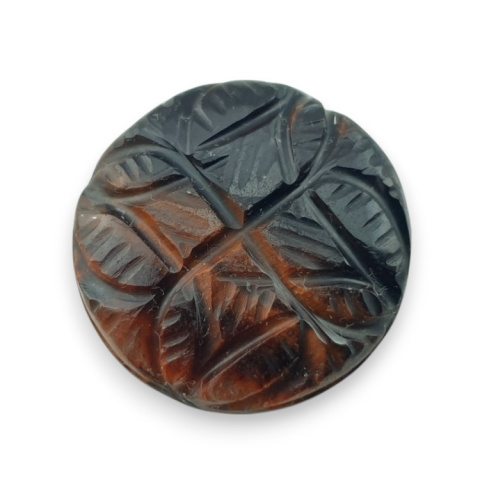 Red tiger's eye carved cabochon fi 23 mm no 23 Red tiger's eye carved cabochon fi 23 mm no 23