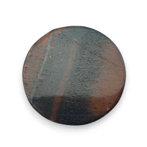 Red tiger's eye carved cabochon dia. 26 mm no 14 Red tiger's eye carved cabochon dia. 26 mm no 14