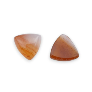 Agate cabochon trillion 10x10 mm 1 pc