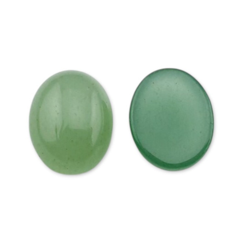 Green aventurine cabochon 10x8 mm 1 pc Green aventurine cabochon 10x8 mm 1 pc
