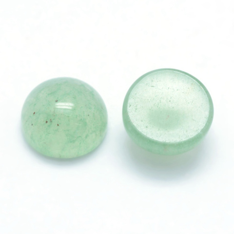 Green aventurine cabochon 6 mm 1 pc Green aventurine cabochon 6 mm 1 pc