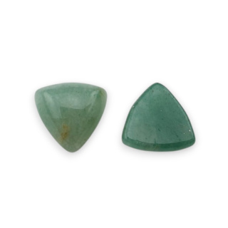 Green aventurine cabochon trillion 10x10 mm 1 pc
