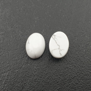 Howlite cobochon 14x10 mm 1 pc